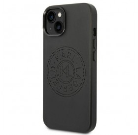 Karl Lagerfeld KLHCP14SFWHK iPhone 14 6,1" hardcase czarny/black Leather Perforated Logo