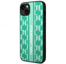 Karl Lagerfeld KLHCP14SPGKLSKN iPhone 14 6.1 &quot;hardcase green / green Monogram Stripe