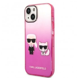 Karl Lagerfeld KLHCP14STGKCP iPhone 14 6,1" hardcase różowy/pink Gradient Ikonik Karl & Choupette