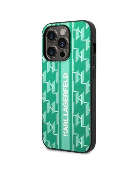 Karl Lagerfeld KLHCP14XPGKLSKN iPhone 14 Pro Max 6,7 &quot;hardcase green / green Monogram Stripe