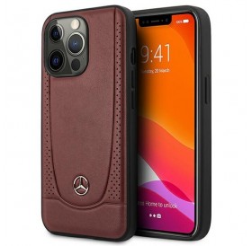 Mercedes MEHCP14LARMRE iPhone 14 Pro 6.1 &quot;red / red hardcase Leather Urban Bengale