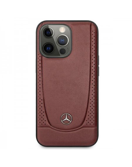 Mercedes MEHCP14LARMRE iPhone 14 Pro 6.1 &quot;red / red hardcase Leather Urban Bengale