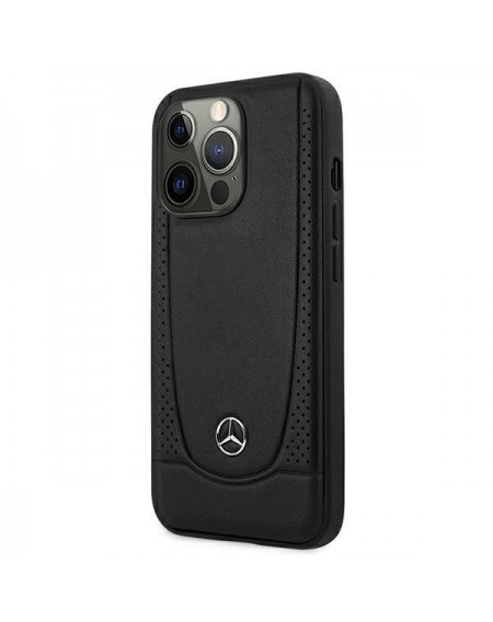 Mercedes MEHCP14XARMBK iPhone 14 Pro Max 6.7 &quot;black / black hardcase Leather Urban