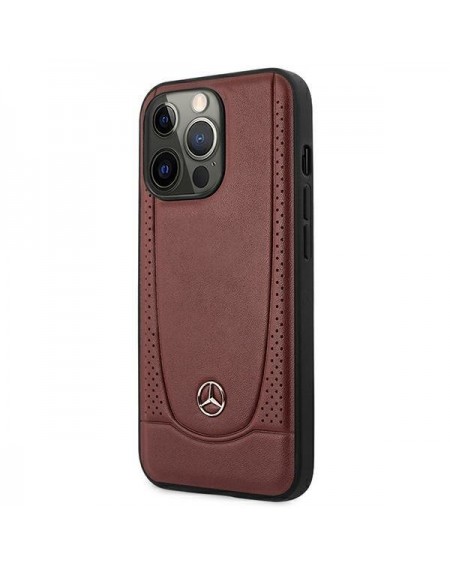 Mercedes MEHCP14XARMRE iPhone 14 Pro Max 6.7 &quot;red / red hardcase Leather Urban Bengale