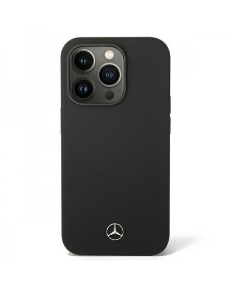 Mercedes MEHMP14LSILBK iPhone 14 Pro 6,1" czarny/black hardcase Silicone Line Magsafe