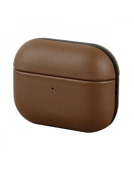 UNIQ etui Terra AirPods Pro Genuine Leather brązowy/brown