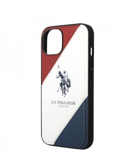 US Polo USHCP14MPSO3 iPhone 14 Plus 6.7 &quot;white / white Tricolor Embossed