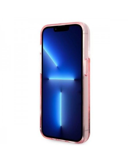 Karl Lagerfeld KLHCP14XLBKLCP iPhone 14 Pro Max 6.7 &quot;pink / pink hardcase Liquid Glitter Big KL
