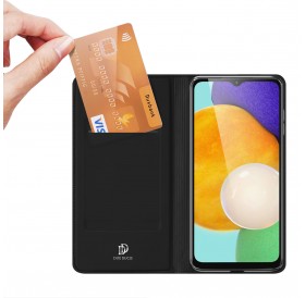 Dux Ducis Skin Pro case for Samsung Galaxy A14 5G flip cover card wallet stand black