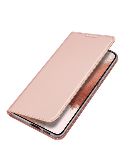 Dux Ducis Skin Pro case for Samsung Galaxy S23+ flip cover card wallet stand pink