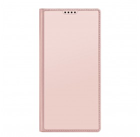 Dux Ducis Skin Pro Case for Samsung Galaxy S23 Ultra Flip Card Wallet Stand Pink