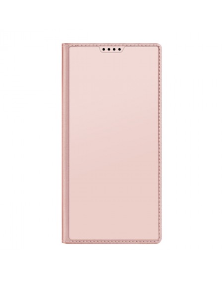 Dux Ducis Skin Pro Case for Samsung Galaxy S23 Ultra Flip Card Wallet Stand Pink