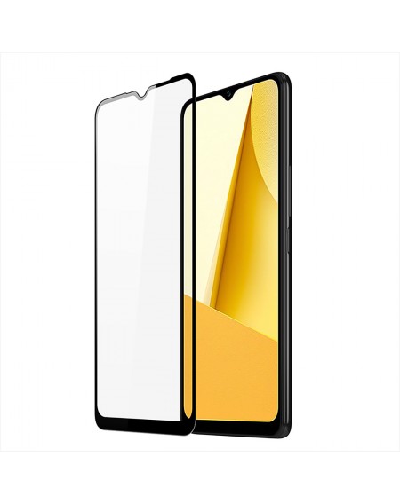 Dux Ducis 9D Tempered Glass Vivo Y16 / Y02s full screen with frame black (case friendly)