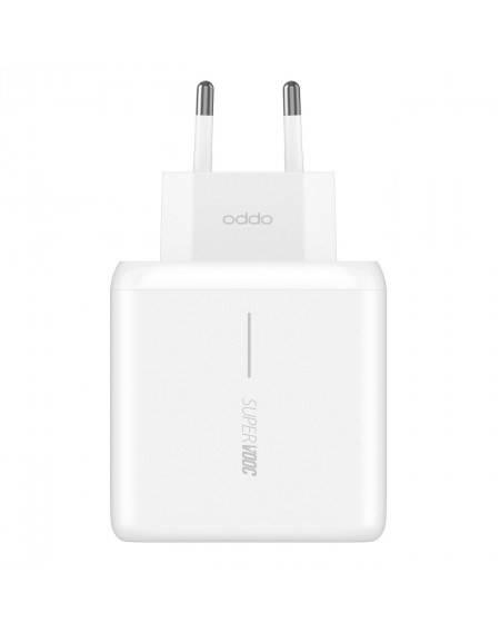 OnePlus fast charger USB-A SuperVOOC 65W white