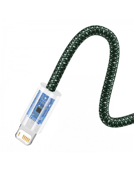 Baseus Dynamic 2 Series USB-A - Lightning 2.4A 480Mb/s cable 1m green