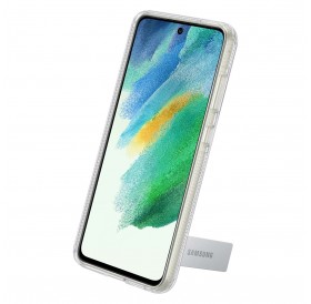 [RETURNED ITEM] Samsung Clear Standing Cover Transparent Case with kickstand for Samsung Galaxy S21 FE transparent (EF-JG990CTEGWW)