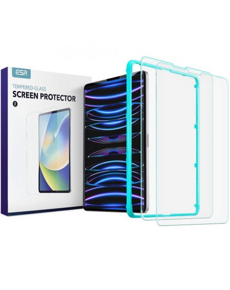 TEMPERED GLASS ESR TEMPERED GLASS 2-PACK IPAD PRO 12.9 2020 / 2021 / 2022 CLEAR