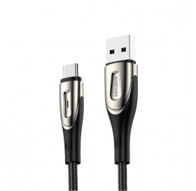 Joyroom Sharp Series fast charging cable USB-A - USB-C 3A 3m black (S-M411)