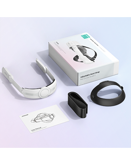 Joyroom strap Oculus Quest 2 adjustable elastic band white (JR-QS1)