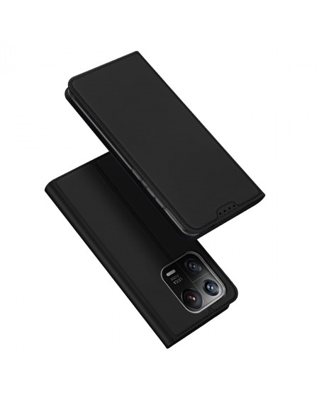 Dux Ducis Skin Pro case Xiaomi 13 Pro cover with flip card wallet stand black