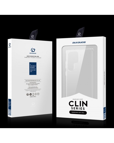 Dux Ducis Clin Case Samsung Galaxy S23 Ultra Armored Case Back Cover Transparent
