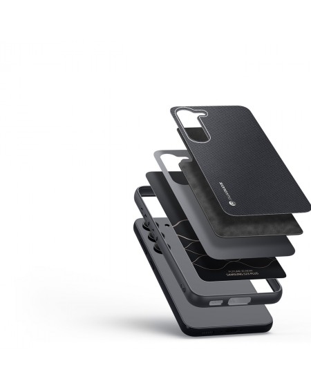 Dux Ducis Fino case Samsung Galaxy S23+ cover with silicone frame black