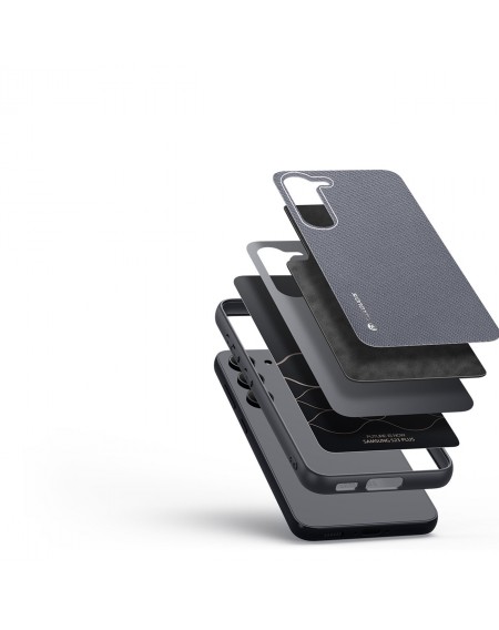 Dux Ducis Fino case Samsung Galaxy S23+ cover with silicone frame gray