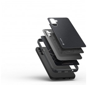 Dux Ducis Fino case Samsung Galaxy A14 5G cover with silicone frame black