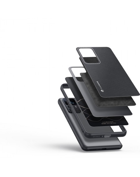 Dux Ducis Fino case Xiaomi 12T Pro / Xiaomi 12T cover with silicone frame black
