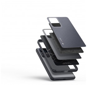 Dux Ducis Fino case for Xiaomi 12T Pro / Xiaomi 12T cover with silicone frame gray