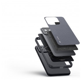 Dux Ducis Fino case for Xiaomi 13 cover with silicone frame gray