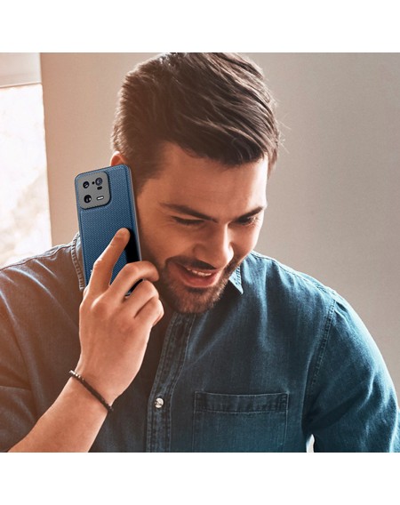 Dux Ducis Fino case for Xiaomi 13 Pro cover with silicone frame blue
