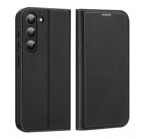 Dux Ducis Skin X2 case Samsung Galaxy S23 flip case wallet stand black