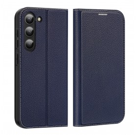 Dux Ducis Skin X2 case Samsung Galaxy S23 flip case wallet stand blue
