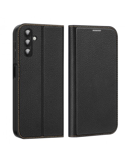 Dux Ducis Skin X2 case Samsung Galaxy A14 5G flip case wallet stand black