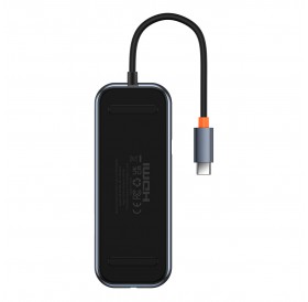Baseus AcmeJoy HUB 4-Port USB-C to 1xUSB-C / 4xUSB3.0 dark gray