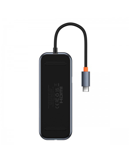 Baseus AcmeJoy HUB 4-Port USB-C to 1xUSB-C / 4xUSB3.0 dark gray