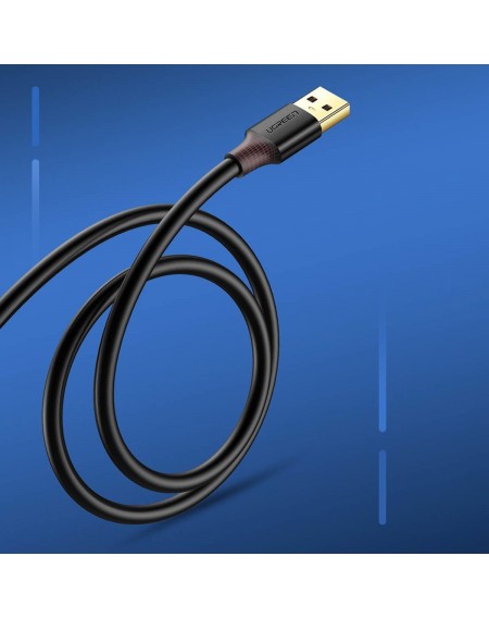 Ugreen USB-A (male) - USB-A (female) adapter extension cable USB 3.0 5Gb/s 0.5m black (US129)