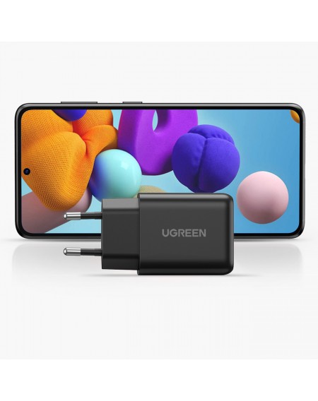 Ugreen USB-A QC3.0 18W charger black (CD122)