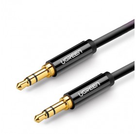 Ugreen audio cable AUX straight minijack 3.5 mm 1m black (AV112)