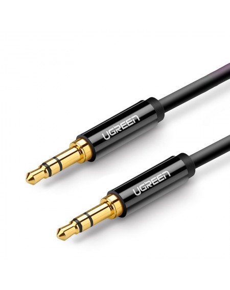 Ugreen audio cable AUX straight minijack 3.5 mm 1m black (AV112)