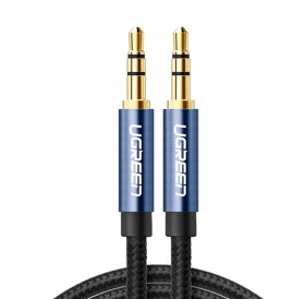 Ugreen audio cable AUX straight minijack 3.5 mm 0.5 m blue (AV112)