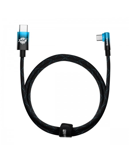 [RETURNED ITEM] Baseus MVP Elbow angled cable Power Delivery cable with side connector USB Type C / USB Type C 1 m 100W 5A blue (CAVP000621)