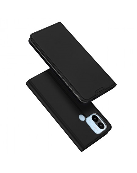 Dux Ducis Skin Pro Case for Xiaomi Redmi A1+ Flip Card Wallet Stand Black