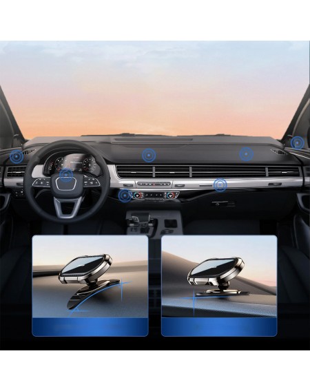 Joyroom car magnetic self-adhesive phone holder (dashboard / cockpit) gray (JR-ZS314)