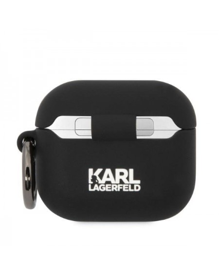 Karl Lagerfeld KLACA3SILKCK AirPods 3 cover black/black Silicone Karl &amp; Choupette