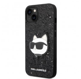 Karl Lagerfeld KLHCP14MG2CPK iPhone 14 Plus 6.7&quot; black/black hardcase Glitter Choupette Patch