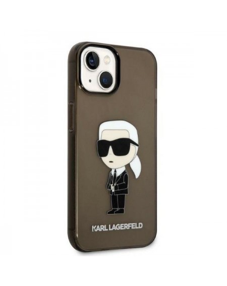 Karl Lagerfeld KLHCP14SHNIKTCK iPhone 14 6.1&quot; black/black hardcase Ikonik Karl Lagerfeld