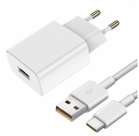 Vivo fast charger USB-A 33W 3A + USB cable - USB Type C white