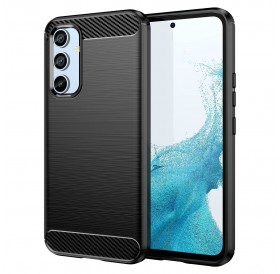 Carbon Case for Samsung Galaxy A54 5G flexible silicone carbon cover blue